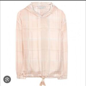 Stella McCartney Silk Chiffon Hoodie 46